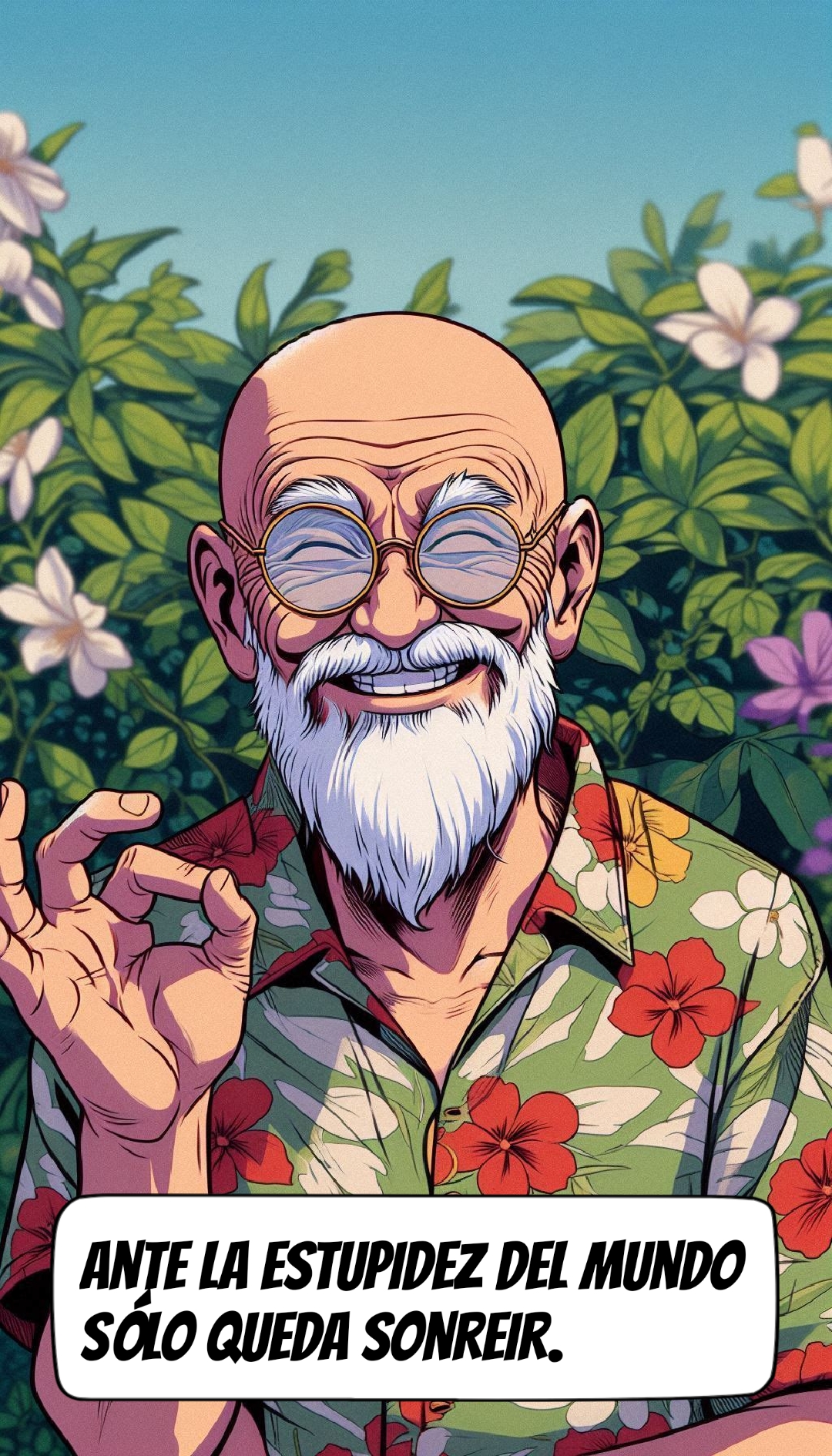 Ante la estupidez del mundo sólo queda sonreír